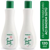Bebak 2x120 ML Acı Badem Yüz Temizleme Sütü