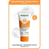 Bebak Nemlendirici Güneş Kremi 50+ SPF UVA UVB Koruma 75 ml Tüm Cilt Tipleri için
