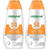 Bebak Nemlendirici Güneş Losyonu 50+ Spf 200 Ml (2 paketi)