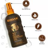 Bebak SPF 20+ Bronzlaştırıcı Etkili Güneş Yağı 150 ml