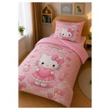 Bebaks Hello kitty tek kişilik çocuk nevresim