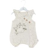 Bebbemini Bebek Tulumu 2348 - Gri - Yeşil - 6 - 9 Ay