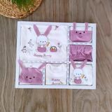 Bebe Kervanı Kız Bebek %100 Pamuklu Pembe 10 Parça Hastane Çıkışı Zıbın Takımı Yenidoğan 0-3 Ay BBK8021 - 0 - 3 Ay
