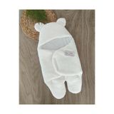 bebe kervanı Unisex Krem Welsoft Anakucağı Uyku Tulumu Kundak Battaniye BBK1112