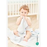 Bebe Marin Mermaid Müslin Bebek Battaniyesi Mavi 120x120 cm