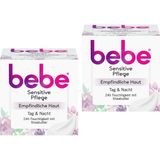 Bebe Zartpflege Sensitive, Hassas Ciltler İçin Gece, Gündüz Nemlendirici Yüz Kremi 50ml x 2 Adet
