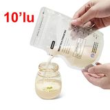 Bebebao 200 ml 10 Adet Anne Sütü Saklama Poşeti