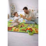 Bebebao Bebebao Alfabeli Çiftlik Macerası ile Alfabe &amp; Sayı Yol Macerası Oyun Matı 200x140x1 cm