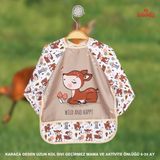 Bebechi Bambino Kids Uzun Kollu Mama ve Aktivite Önlüğü Karaca (6-24 Ay) - Kahverengi - 6 - 24 Ay