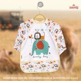 Bebechi Bambino Kids Uzun Kollu Mama ve Aktivite Önlüğü Safari (6-24 Ay) - Sarı - 6 - 24 Ay