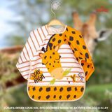 Bebechi Bambino Kids Uzun Kollu Mama ve Aktivite Önlüğü Zürafa (6-24 Ay) - Turuncu - 6 - 24 Ay