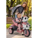 Bebeck 127 Little Panda İtmeli Üç Tekerlekli Bisiklet Ebeveyn Kontrollü Metal Gövde