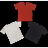 Bebedino Basic Düz Bisiklet Yaka Kısa Kollu Likralı Badi Sweat T-Shirt (3 Lü Paket Kırmızı-Beyaz-Siyah) - 2 Yaş - Kırmızı - Beyaz - Siyah