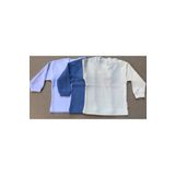 bebedino Uzun Kollu Bebek Üst Badi (3 LÜ PAKET) (BEYAZ,KOYUMAVİ,KREM) 0-24 Ay Arası