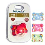 Bebedor 143 Simetrik Uçlu Yassı Büyük Uç Emzik 18 Ay+