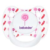 Bebedor 173 Tritan Damaklı Şeffaf Emzik 18+ Ay No: 3 - Pembe