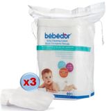 Bebedor 180 Adet 3x60 Bebek Temizleme Pamuğu