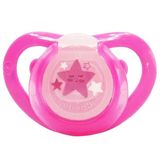 Bebedor 182 Air Serisi Fosforlu Damaklı Emzik No 2 6-18 Ay Pembe