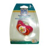 Bebedor 192 Sklamen Pembe 3+ Ay Desenli Emzik