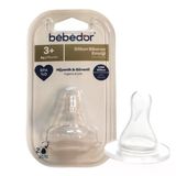 Bebedor 302 Orta Akış Silikon Biberon Emziği 3 Ay+
