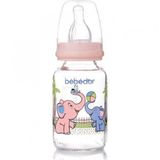 Bebedor 30302 Desenli Cam Biberon 125 Ml Pembe Fil Desenli