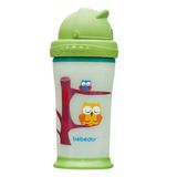 Bebedor 7510 Karanlıkta Parlayan Pipetli Kapaklı Alıştırma Bardağı 240 Ml 12 Ay+
