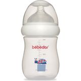 Bebedor 97322 Mavi Desenli Geniş Ağızlı 180 ml PP Biberon
