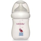 Bebedor 97322 Mor Desenli Geniş Ağızlı 180 ml PP Biberon