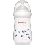 Bebedor 98322 Mavi Desenli Geniş Ağızlı 260 ml PP Biberon