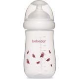 Bebedor 98322 Mor Desenli Geniş Ağızlı 260 ml PP Biberon