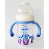 Bebedor 99322 240 ML Geniş Ağızlı Kulplu PP Biberon mavi