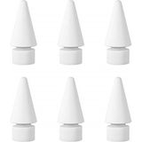 Bebedor Apple Pencil 1. Nesil ve 2. Nesil (6'lı Paket) Için Stylus Kalem Uçları Değişimi, Ipad Kalemle Uyum - Renkli