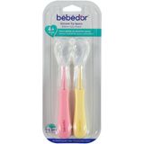 Bebedor BBDR-8554 Pembe 2'li Silikon Uçlu Kaşık