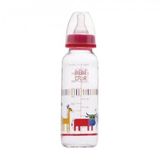 Bebedor Cam Biberon SL 250 ml Kırmızı