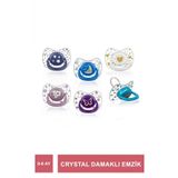 Bebedor Crystal Damaklı Emzik No:1 0-6 Ay (171) Beyaz