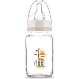 Bebedor Desenli Cam Biberon 125ML (KOD:30302) - Desen/zürafa - 125 ml - Lacivert