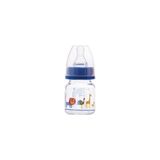 Bebedor Özel Amaçlı Desenli Mini Cam 60 ml Biberon Lacivert