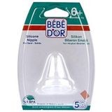 BEBEDOR ÖZEL AMAÇLI SİLİKON BİBERON EMZİKLERİ - YARI AKIŞKAN BESİNLER İÇİN