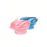 Bebedor Pembe Vakumlu Tabak ve Kaşık Seti