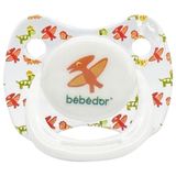 Bebedor Silikon Damaklı Tritan Emzik 0-6 Ay Kırmızı Dinazor 171