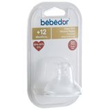 Bebedor Silikon Yumuşak Biberon Emziği 12+ Geniş Ağız