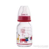 Bebedor SL 125 ml Kırmızı Cam Biberon