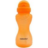 Bebedor Sportif Pipetli Bardak 330 ML Neon Turuncu 9+ Ay İçin Sızdırmaz ve Kolay Temizlenebilir