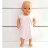 Bebegen Pembe Sade Alttan Çıtçıtlı Askılı Badi Bebek Zıbını