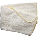 Bebegen Sarı Yıldız Kabartmalı Kalın Peluş Bebek Battaniyesi 100*120 cm Sıcaklık ve Konfor - 100 x 120 cm