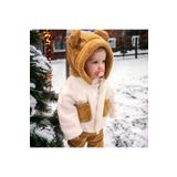 BEBEĞİME ÇORAP Bebek Kapüşonlu Peluş Hırka Kız Çocuk /Erkek Çocuk