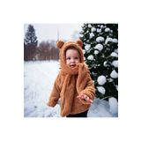 BEBEĞİME ÇORAP Çocuk Kapüşonlu Peluş Atkı Bere Welsoft Polar Boyunluk