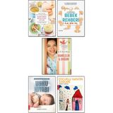 Bebeğimin Beslenme Kitabı + Bebek Rehberi Ilk Bir Yıl + Hamilelik ve Doğum + Çocuklu Hayatın Ilkeleri + Uyku Kitabı - 5 Kitap Set Bebek Gelişimi Bakımı