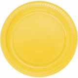 Bebeğimin İlk Partisi Sarı Plastik Tabak 22 cm 25'li