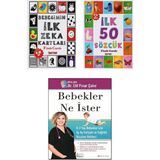 Bebeğimin İlk Zeka Kartları + İlk 50 Sözcük - Flash Cards + Bebekler Ne İster - Elif Pınar Çakır – 3’lü Bebek Gelişimi Seti